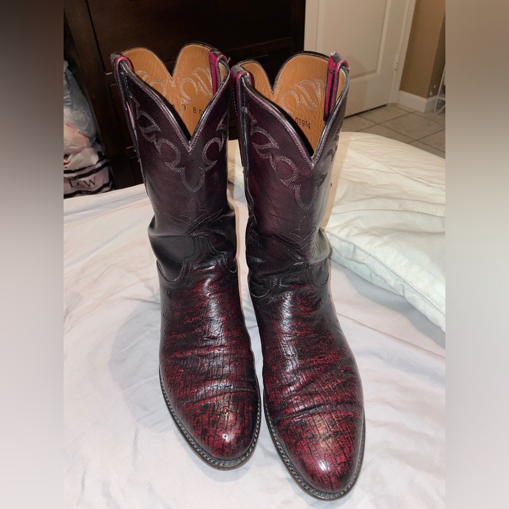 LUCCHESE MEN'S ROPER BOOTS